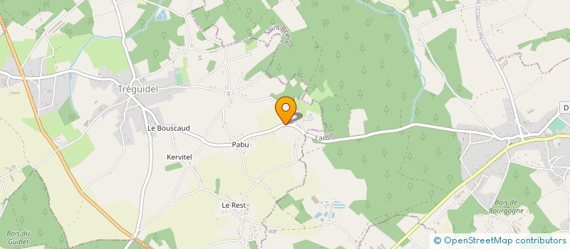 localisation de l'entreprise MONSIEUR ANTHONY LE ROUX  TREGUIDEL