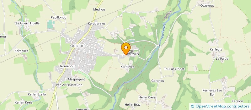 localisation de l'entreprise MONSIEUR ANTHONY LE SAINT  GUICLAN