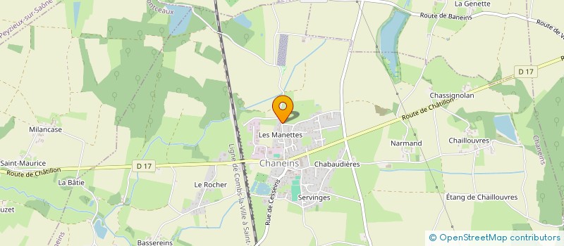 localisation de l'entreprise MONSIEUR ANTHONY LE VAN THE  CHANEINS