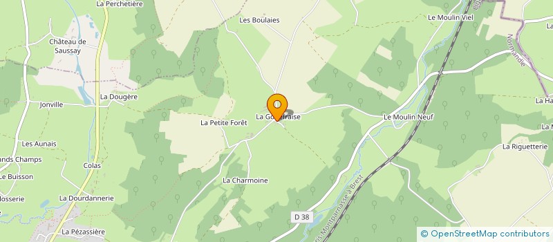 localisation de l'entreprise MONSIEUR ANTHONY LEBATTEUX à BRETONCELLES