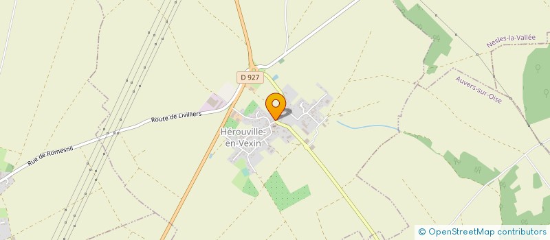 localisation de l'entreprise MONSIEUR ANTHONY LEBEDEL à HEROUVILLE-EN-VEXIN
