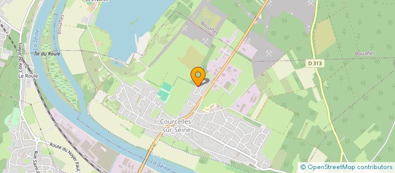 localisation de l'entreprise MONSIEUR ANTHONY LEBEL  COURCELLES-SUR-SEINE