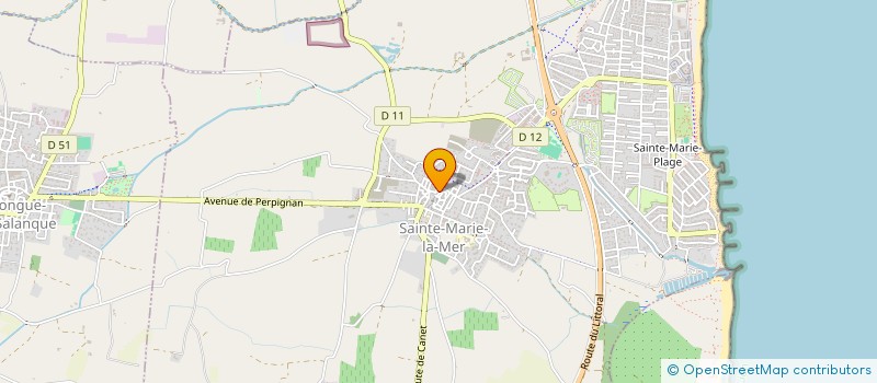 localisation de l'entreprise MONSIEUR ANTHONY LEBELLE  SAINTE-MARIE-LA-MER