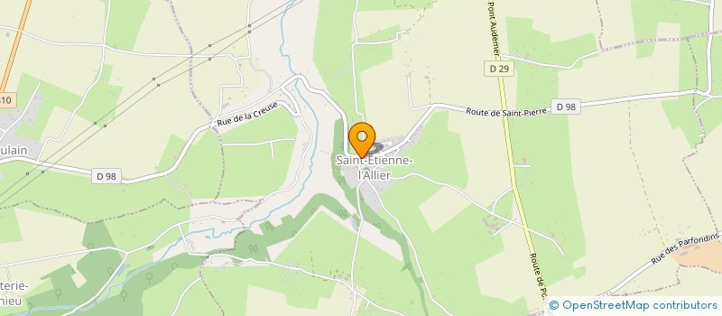 localisation de l'entreprise MONSIEUR ANTHONY LEBELLOIS  SAINT-ETIENNE-L'ALLIER