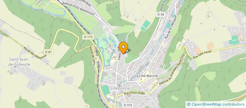 localisation de l'entreprise MONSIEUR ANTHONY LEBOUCHER  LILLEBONNE