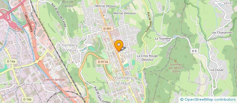 localisation de l'entreprise MONSIEUR ANTHONY LEBRUN à CHAMBERY