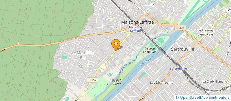 localisation de l'entreprise MONSIEUR ANTHONY LECAILLE à MAISONS-LAFFITTE