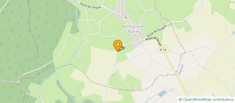 localisation de l'entreprise MONSIEUR ANTHONY LECHIEN  MONTIGNE-LES-RAIRIES