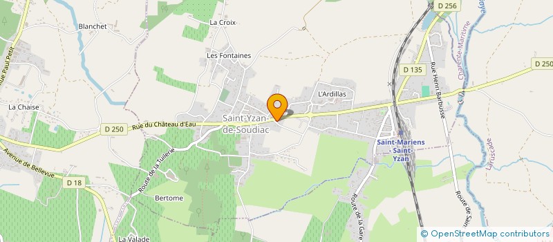 localisation de l'entreprise MONSIEUR ANTHONY LECOEUR  SAINT-YZAN-DE-SOUDIAC