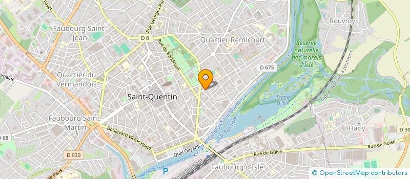 localisation de l'entreprise MONSIEUR ANTHONY LECOMTE  SAINT-QUENTIN