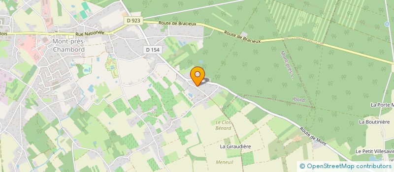 localisation de l'entreprise MONSIEUR ANTHONY LECOMTE  MONT-PRES-CHAMBORD