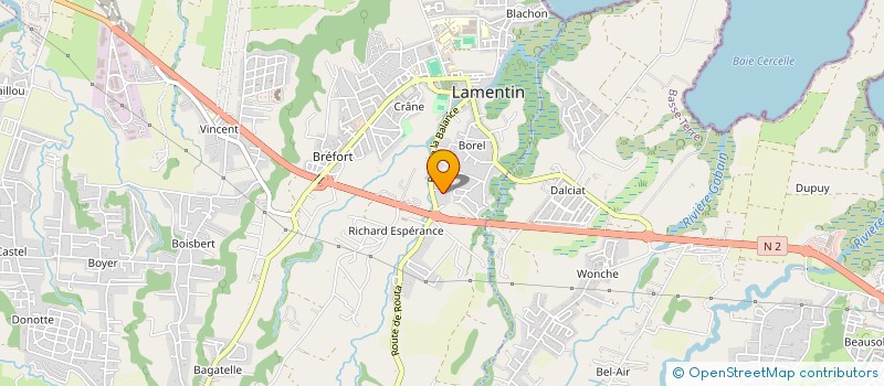 localisation de l'entreprise MONSIEUR ANTHONY LECOQ  LAMENTIN