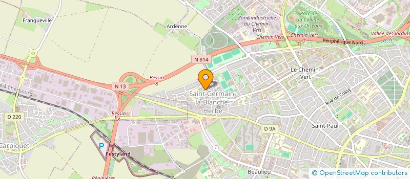 localisation de l'entreprise MONSIEUR ANTHONY LEFEVRE  SAINT-GERMAIN-LA-BLANCHE-HERBE