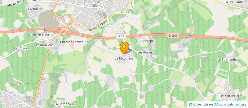 localisation de l'entreprise MONSIEUR ANTHONY LEFORT à VALLET