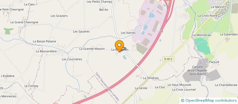 localisation de l'entreprise MONSIEUR ANTHONY LEGEAI  SAINT-SAUVEUR-DES-LANDES