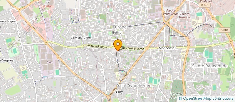 localisation de l'entreprise MONSIEUR ANTHONY LEGRAND  TOURS