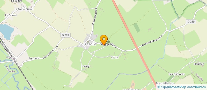 localisation de l'entreprise MONSIEUR ANTHONY LEGUEDOIS  VALOGNES