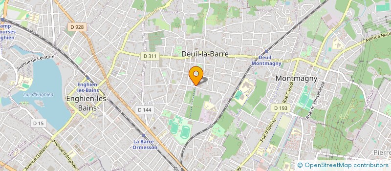 localisation de l'entreprise MONSIEUR ANTHONY LEJEUNE  DEUIL-LA-BARRE