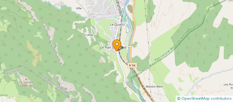 localisation de l'entreprise MONSIEUR ANTHONY LEMAIRE  L'ARGENTIERE-LA-BESSEE