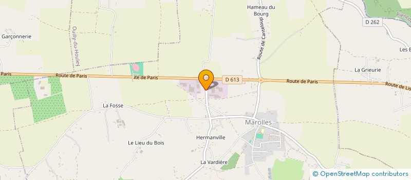 localisation de l'entreprise MONSIEUR ANTHONY LEMARCHAND  MAROLLES