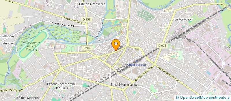 localisation de l'entreprise MONSIEUR ANTHONY LEMESLE à CHATEAUROUX