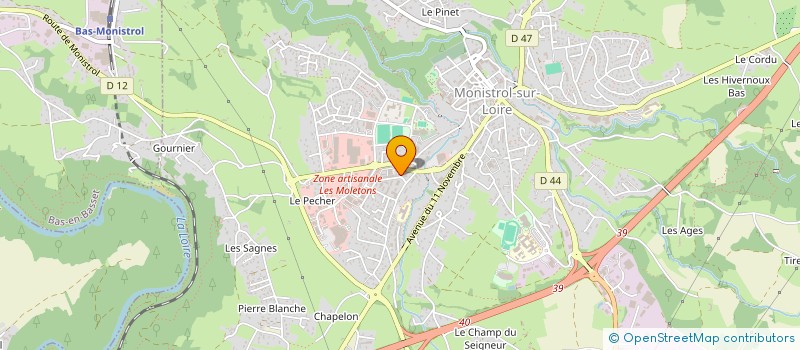 localisation de l'entreprise MONSIEUR ANTHONY LEMOINE  MONISTROL-SUR-LOIRE