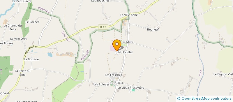 localisation de l'entreprise MONSIEUR ANTHONY LENESTOUR  RUCA