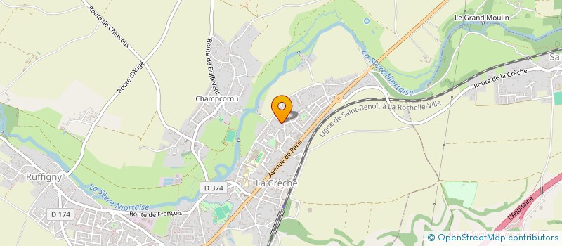 localisation de l'entreprise MONSIEUR ANTHONY LENGLIN  LA CRECHE