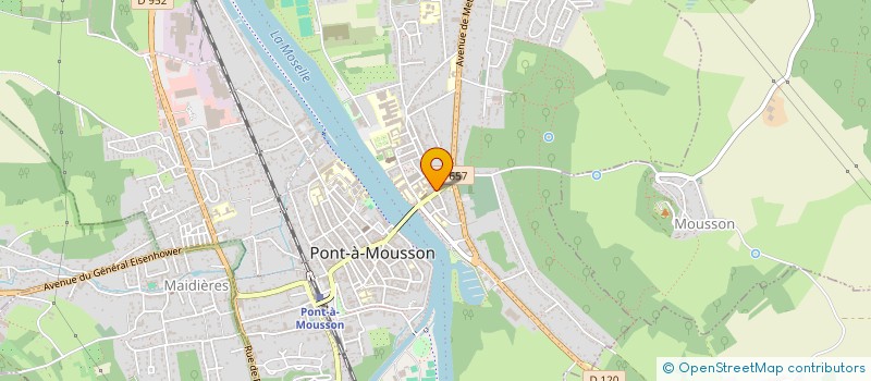 localisation de l'entreprise MONSIEUR ANTHONY LENOIR  PONT-A-MOUSSON