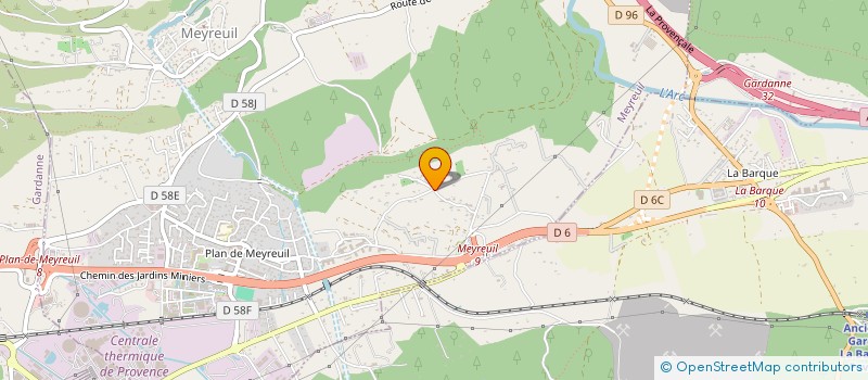 localisation de l'entreprise MONSIEUR ANTHONY LENTINI  MEYREUIL