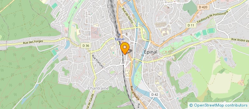 localisation de l'entreprise MONSIEUR ANTHONY LEON  EPINAL