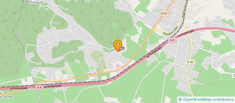 localisation de l'entreprise MONSIEUR ANTHONY LEONE  VIDAUBAN