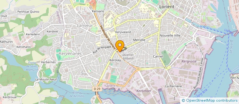 localisation de l'entreprise MONSIEUR ANTHONY LEPAREUR  LORIENT