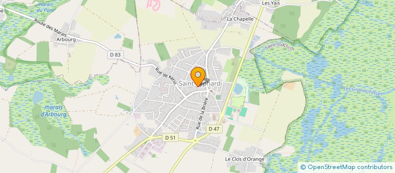 localisation de l'entreprise MONSIEUR ANTHONY LERAY  SAINT-LYPHARD