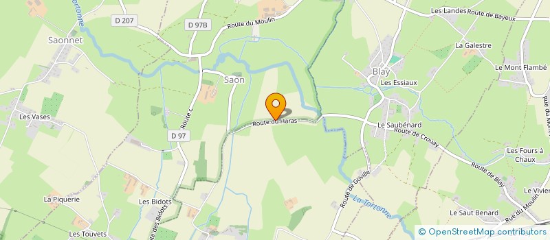 localisation de l'entreprise MONSIEUR ANTHONY LEROUVILLOIS  SAON