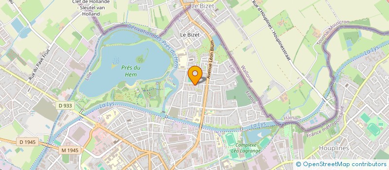 localisation de l'entreprise MONSIEUR ANTHONY LEROUX  ARMENTIERES