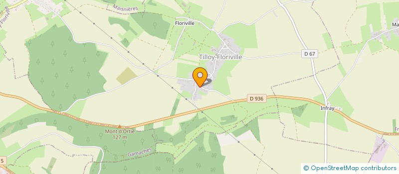 localisation de l'entreprise MONSIEUR ANTHONY LEROUX  TILLOY-FLORIVILLE