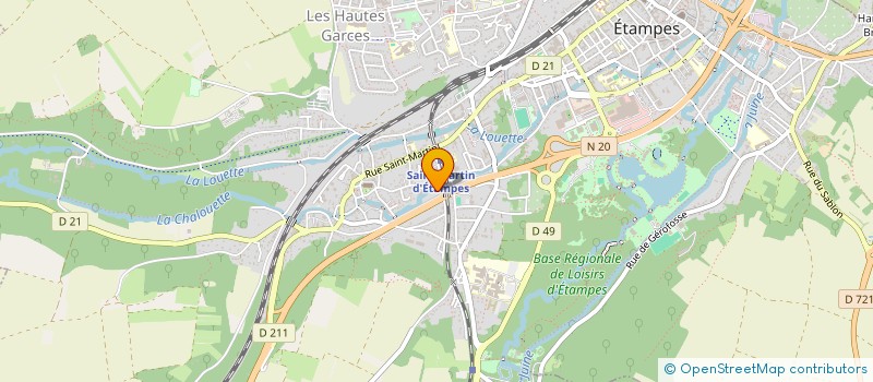 localisation de l'entreprise MONSIEUR ANTHONY LEROUX à ETAMPES