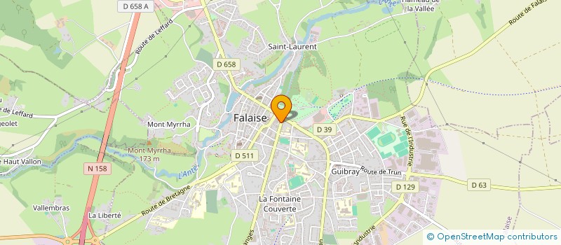 localisation de l'entreprise MONSIEUR ANTHONY LESAGE à FALAISE