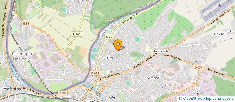 localisation de l'entreprise MONSIEUR ANTHONY LESUR  SARREGUEMINES