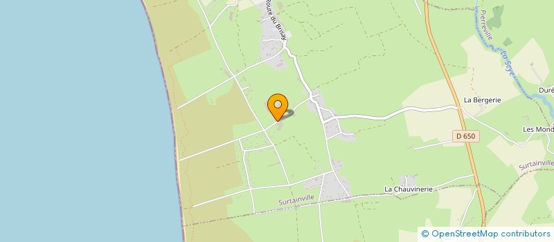 localisation de l'entreprise MONSIEUR ANTHONY LETELLIER  SURTAINVILLE