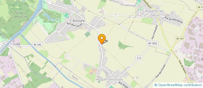 localisation de l'entreprise MONSIEUR ANTHONY LETORET  HOUPLIN-ANCOISNE