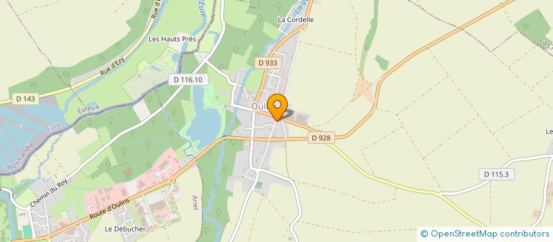 localisation de l'entreprise MONSIEUR ANTHONY LETUR à OULINS