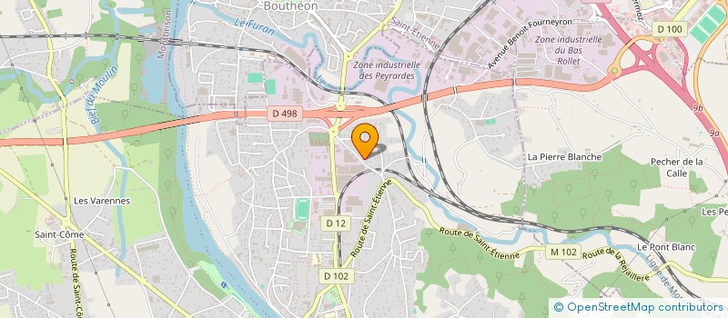 localisation de l'entreprise MONSIEUR ANTHONY LEUCI  SAINT-JUST-SAINT-RAMBERT