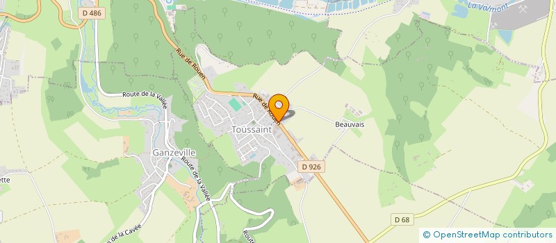 localisation de l'entreprise MONSIEUR ANTHONY LEVARAY  TOUSSAINT