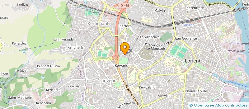 localisation de l'entreprise MONSIEUR ANTHONY LEVENARD  LORIENT