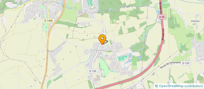 localisation de l'entreprise MONSIEUR ANTHONY LION  SIMANDRES