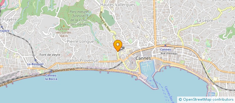 localisation de l'entreprise MONSIEUR ANTHONY LOBBRECHT à CANNES