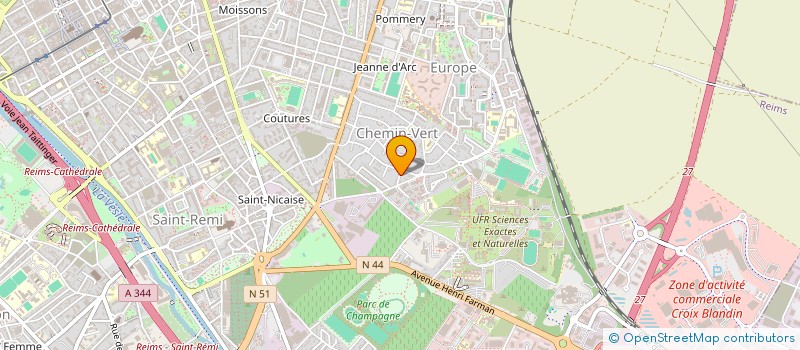 localisation de l'entreprise MONSIEUR ANTHONY LOBRY  REIMS