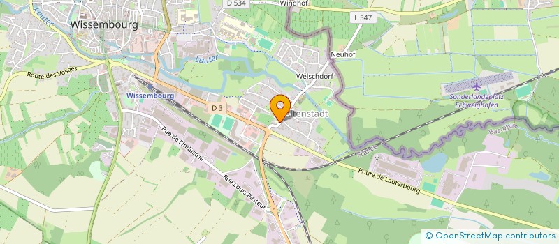 localisation de l'entreprise MONSIEUR ANTHONY LOEFFLER  RIEDSELTZ